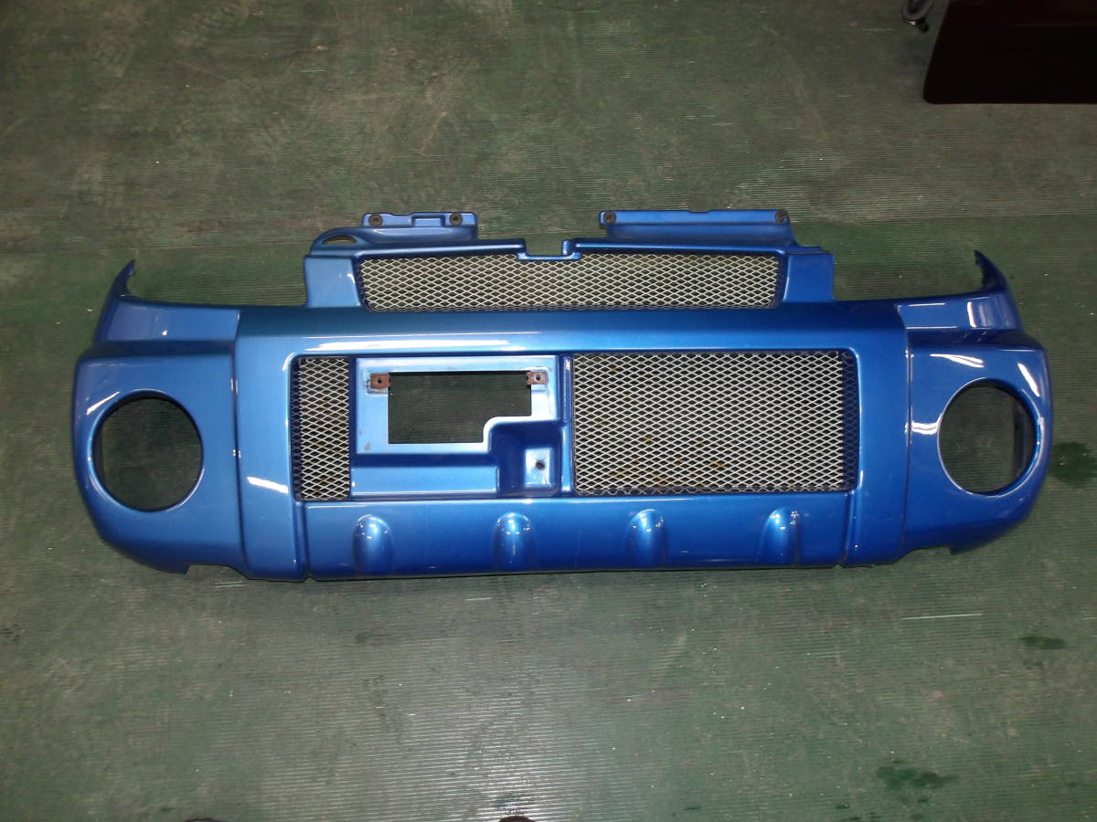 《個人宅発送不可》◆◆スズキ kei HN22S 純正 フロントバンパー 青 再塗装 車両詳細不明◆◆拍卖
