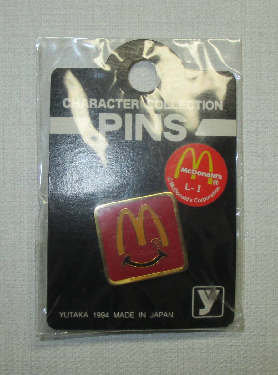 マクドナルド McDonald's ピンバッジ ピンズ PINS スマイル ポテト ハンバーガー 貴重 レア 1994年 新品拍卖
