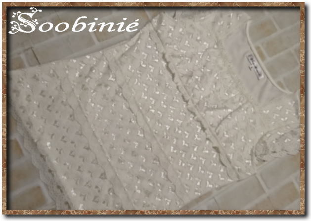 美品!!☆Soobinie スビニエ レースカットソー 白☆拍卖