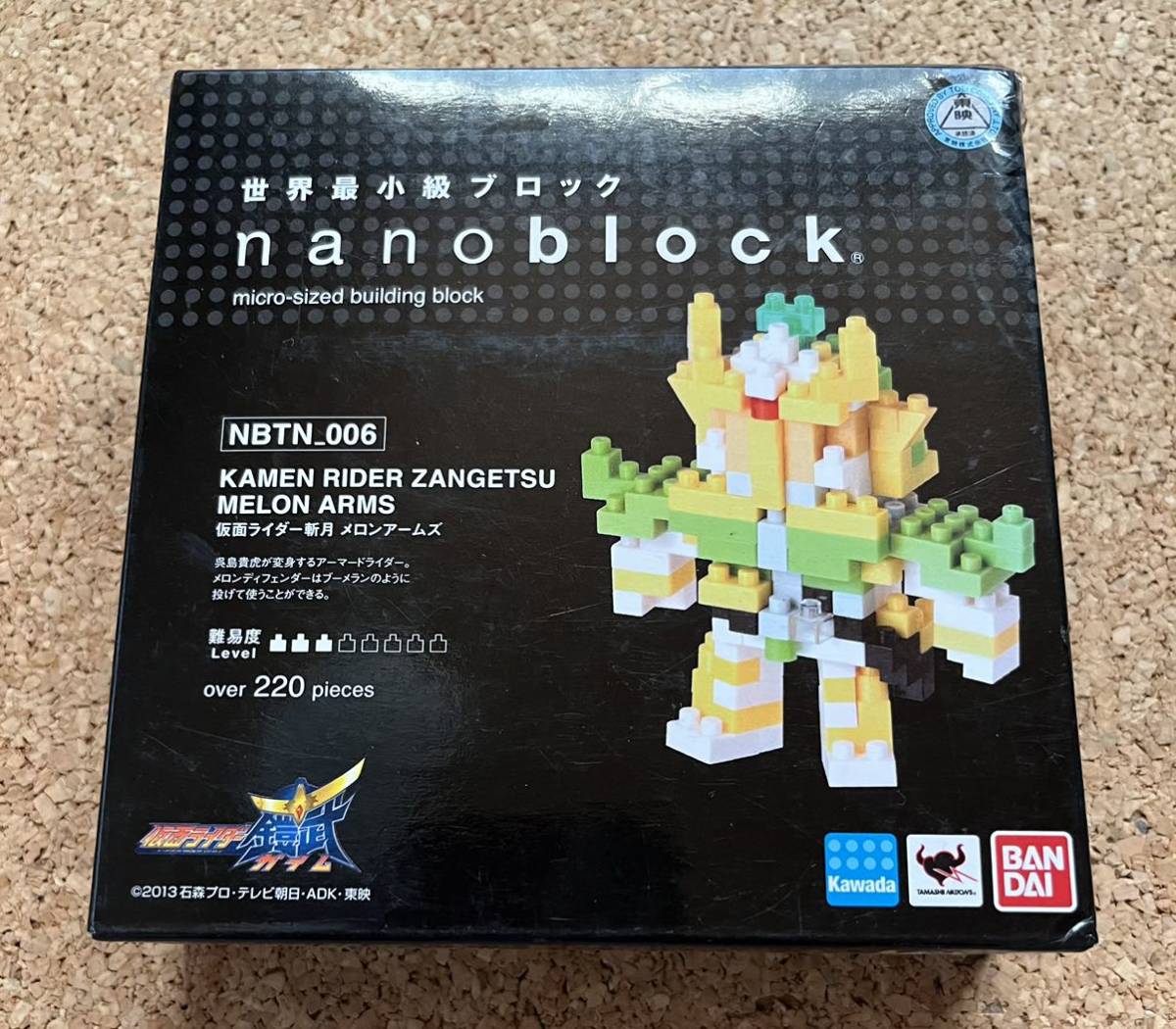 送料無料!ナノブロック 仮面ライダー斬月 メロンアームズ NBTN_006 仮面ライダー鎧武カイム 内袋未開封品拍卖