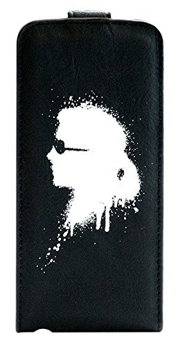スマホケース カバー iPhoneSE(第一世代) 5 5s CG Mobile Karl Lagerfeld ブラック 黒 ホワイト 白 縦手帳 正規ライセンス拍卖