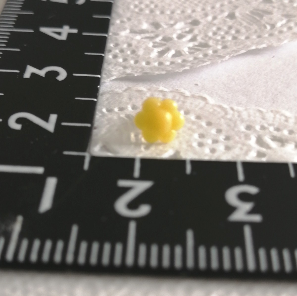 3r0830 ドール用 ジェニー 6枚花びら 黄色 指輪拍卖