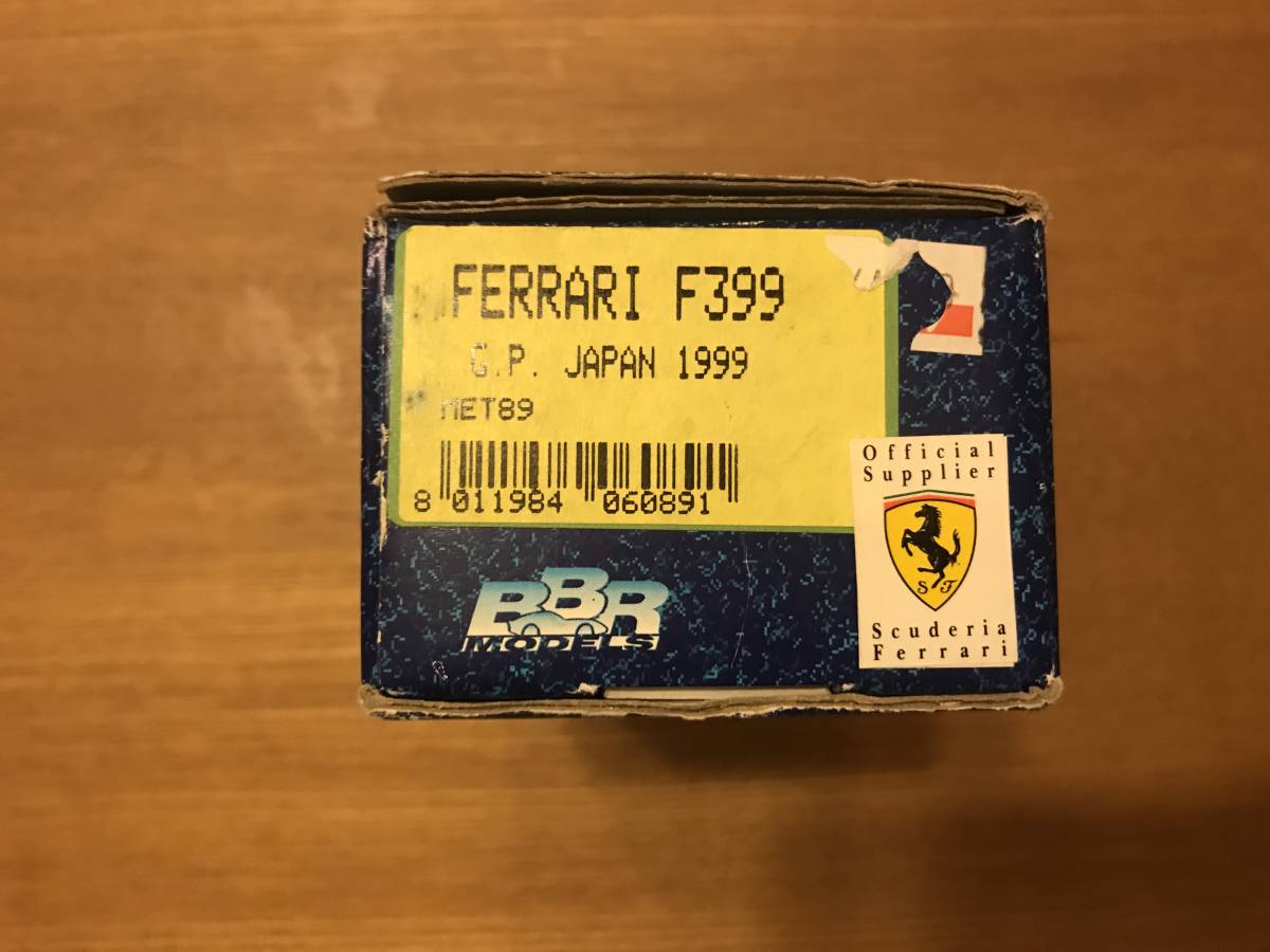1/43キット BBR フェラーリ F399 #3 M.シューマッハ 日本GP2位 1999拍卖