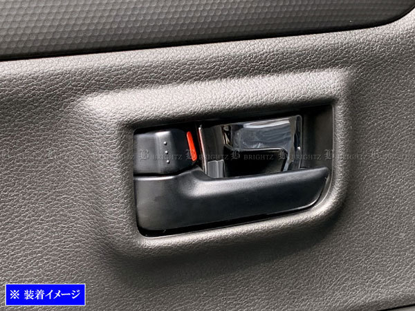 ハスラー MR92S MR52S 超鏡面 ステンレス メッキ インナー ドア ハンドル カバー 皿 4PC ガーニッシュ ベゼル INS-DHC-091拍卖