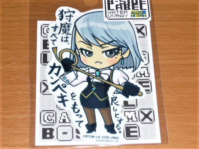◆逆転裁判 ステッカー◆狩魔冥 狩魔はすべてカンペキ◆B-SIDE LABEL◆カプコン◆拍卖