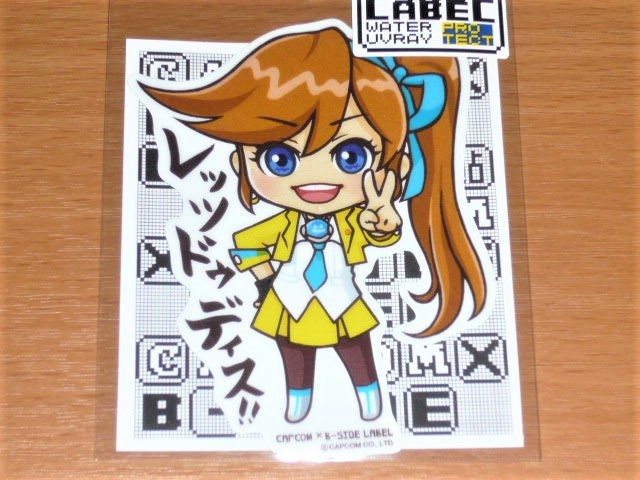 ◆逆転裁判 ステッカー◆希月心音 レッツドゥ◆B-SIDE LABEL◆カプコン◆拍卖