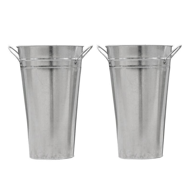 LYW642★植木 鉢 花瓶 バスケット シンプル ガーデン 花 装飾 インテリア 庭 玄関 草 土 肥料 ブリキ バケツ フラワー拍卖