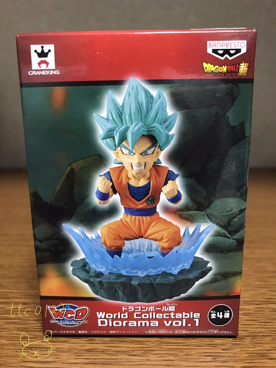 新品未使用 ドラゴンボール超 ワールドコレクタブル ジオラマ vol.1【01 超サイヤ人ゴッド超サイヤ人 孫 悟空】送料290円拍卖