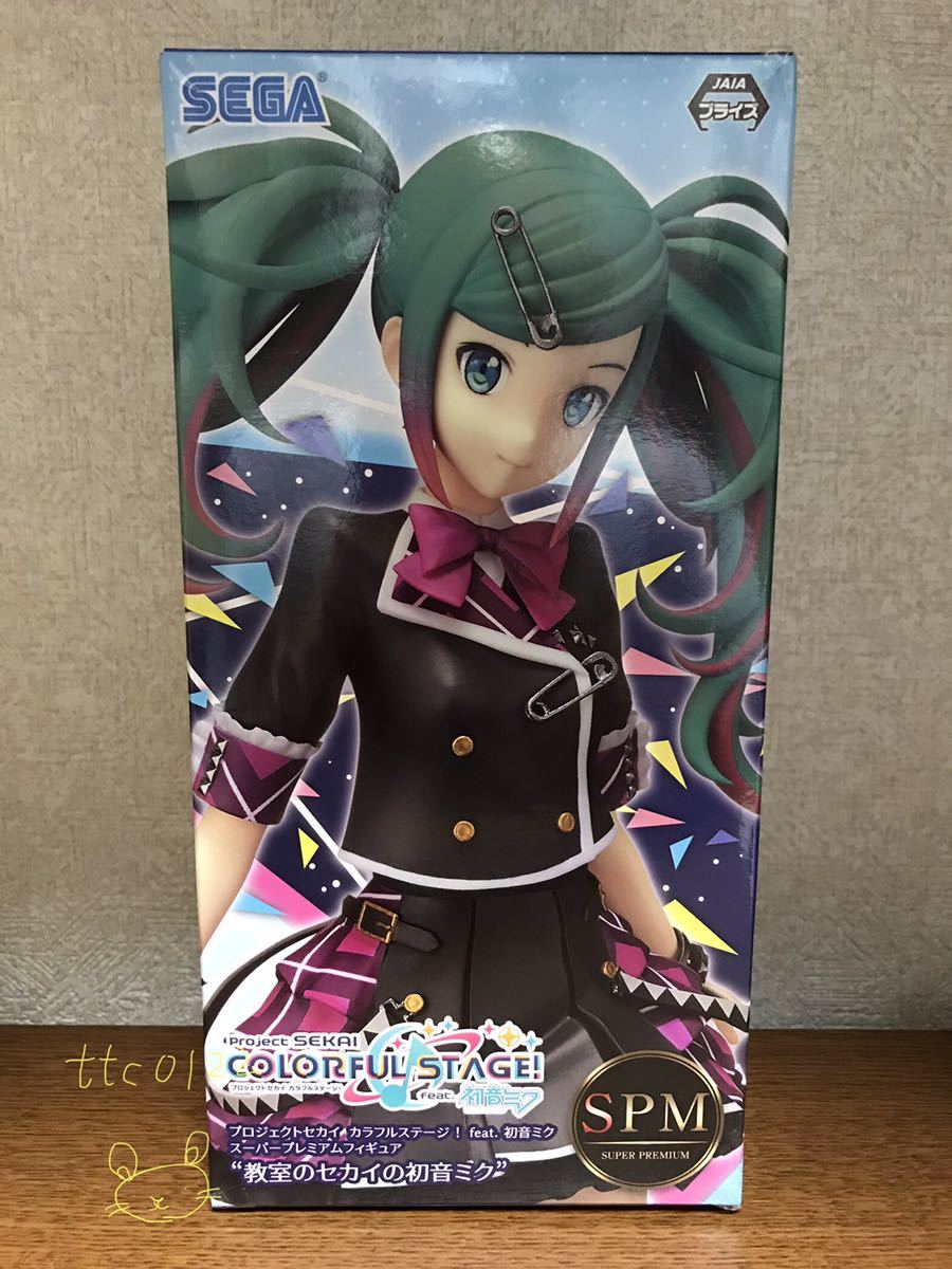 新品未使用 セガ プロジェクトセカイ カラフルステージ feat. 初音ミク SPM 【教室のセカイの初音ミク フィギュア】送料510円拍卖