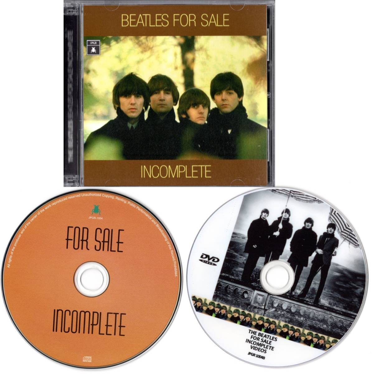 CD & DVD【 (初回限定 DVD付き) BEATLES FOR SALE INCOMPLETE 2011年製)】Beatles ビートルズ拍卖