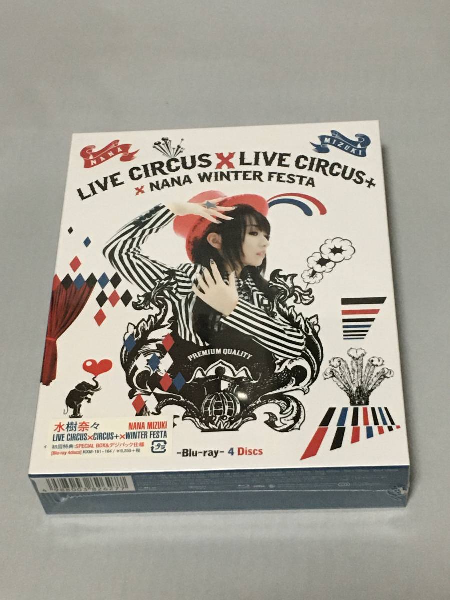 BD(BLU-RAY) 水樹奈々 NANA MIZUKI LIVE CIRCUS×LIVE CIRCUS+×WINTER FESTA 初回新品拍卖