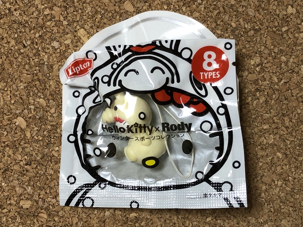 【サンリオ グッズ 45】マスコット ハローキティ HelloKitty SANRIO RODY ロディ Lipton リプトン 2006年 未開封拍卖
