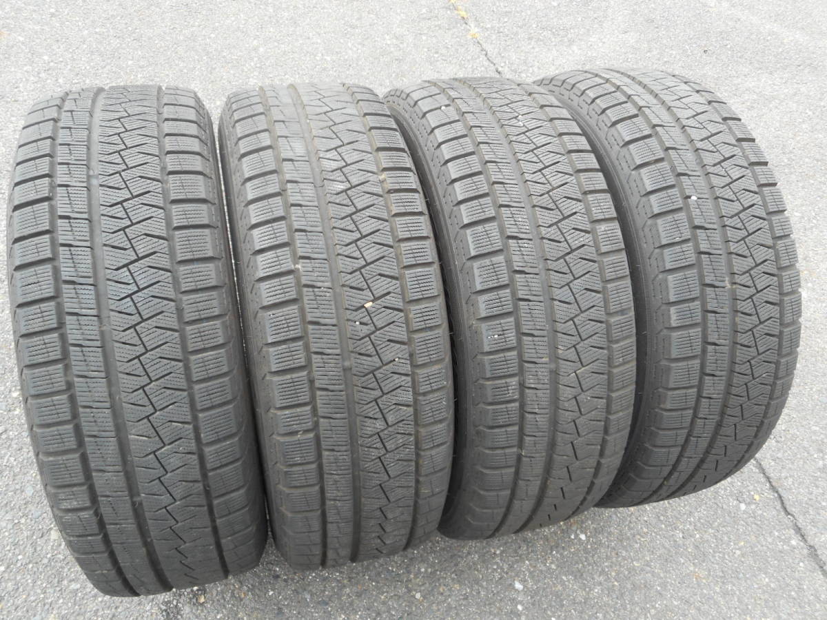 225/60R17 225/60-17 PIRELLI ピレリ ICE ASIMMETRICO アイスアシメトリコ スタッドレスタイヤ 2019年製 8~9分山 バリ溝 倉庫保管品 4本拍卖