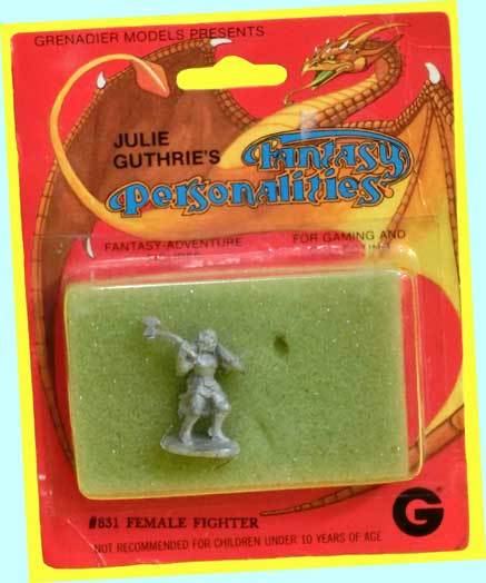 ▲▲最終品★#831 FEMALE FIGHTER・Fantasy Personalities 25㍉ メタル人形★GRENADIER MODELS★一次流通 新品未開封未使用 貴重レア 美品拍卖