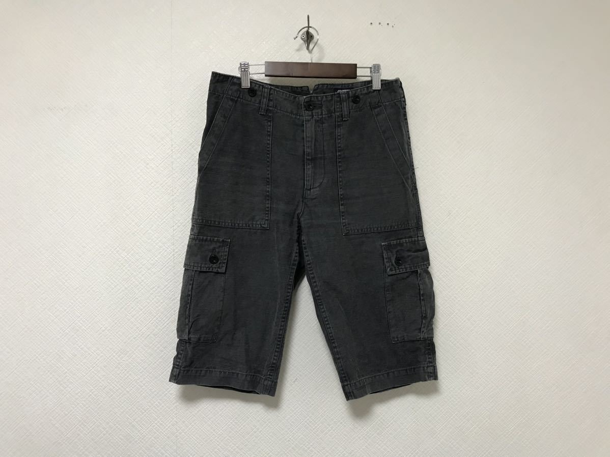 本物ジャーナルスタンダードJOUNALSTANDARDコットンハーフショートパンツメンズアメカジサーフミリタリービジネススーツワークグレー38M拍卖