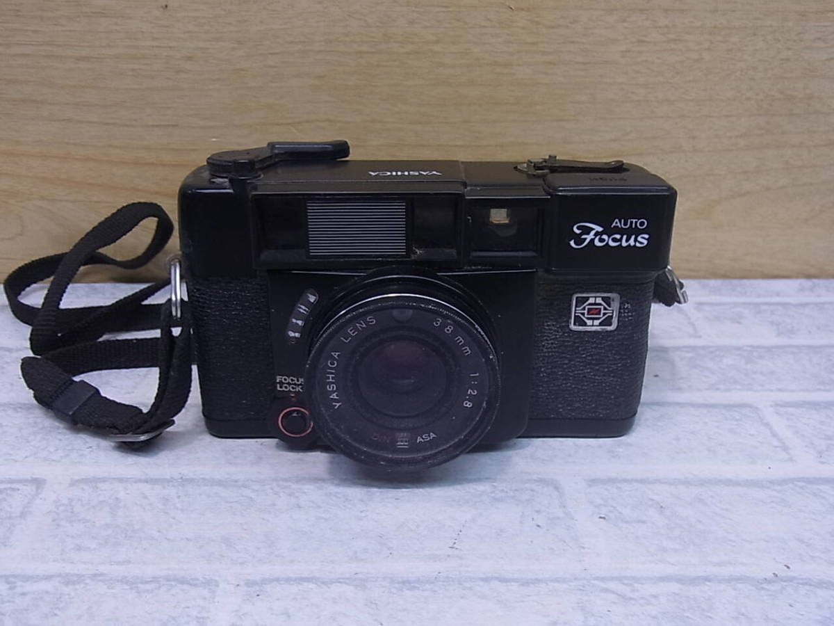 ◎L/410●ヤシカ YASHICA☆コンパクトフィルムカメラ☆AUTO Focus☆動作不明☆ジャンク拍卖