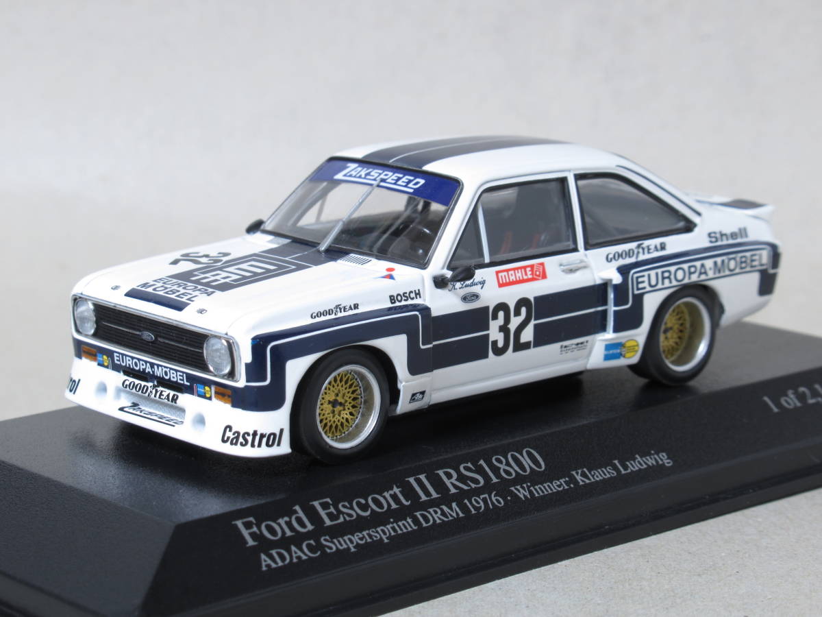 1/43 フォード エスコート Ⅱ RS 1800 #32 K.ルドウィク DRM スーパースプリント 1976拍卖