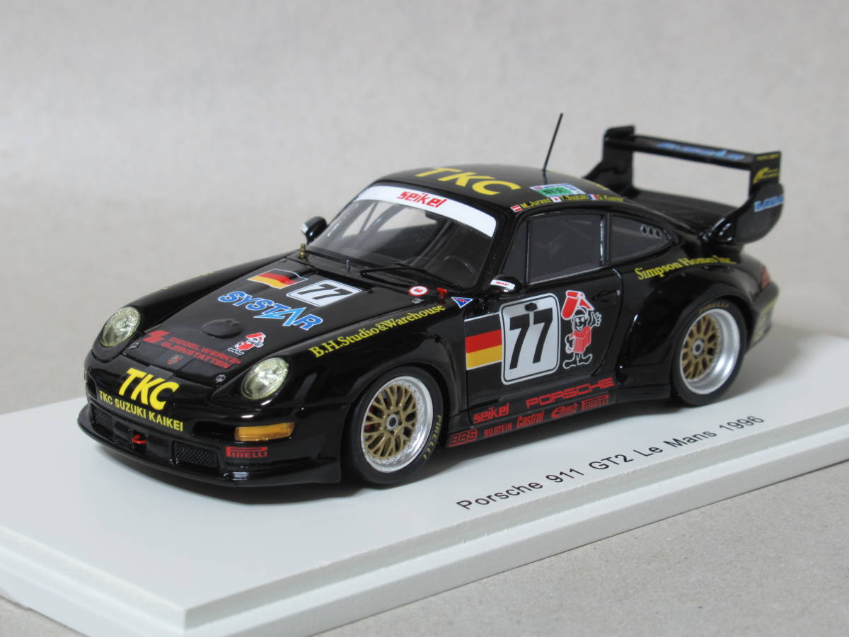 1/43 ポルシェ 911 GT2 セイケル #77 ルマン 1996拍卖