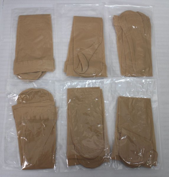 16 00511 ☆ ハイソックス 6足組 ストッキング 伝線しにくい 日本製【アウトレット品】拍卖