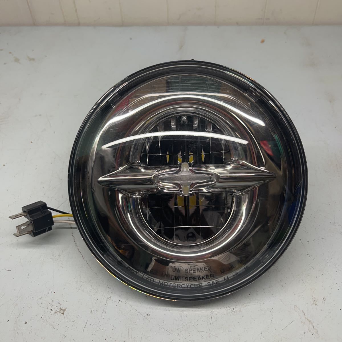 (く) Harley-Davidson ハーレーダビッドソン ハーレー用? JWスピーカー ヘッドライト ライト拍卖