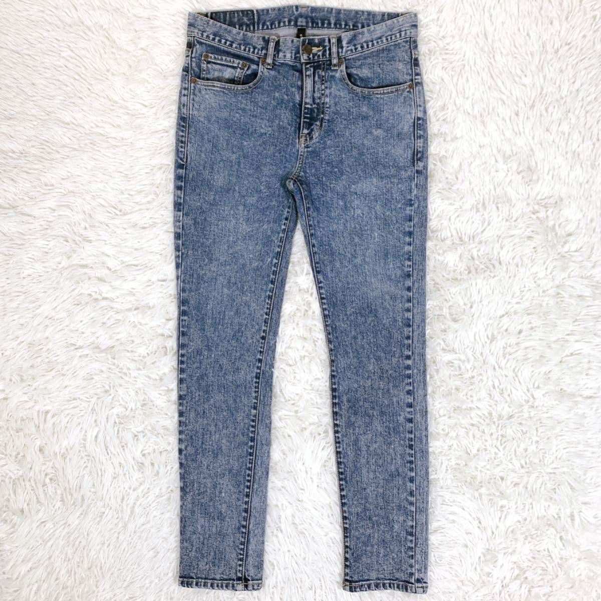 glamb グラム Fergal skinny denim ファーガル スキニーデニムパンツ ストレッチ ケミカルウォッシュ 1拍卖