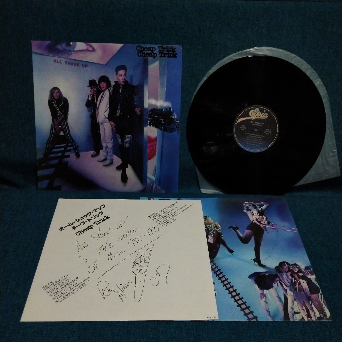 【3000円以上購入で1枚プレゼント!】 LP030 CHEAP TRICK チープ・トリック / ALL SHOOK UP オール・シュック・アップ国内盤拍卖