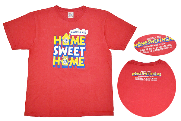 Y-6536★送料無料★アンジェラ・アキ 2010年 ライブ HOME SWEET HOME '5 YEARS 大阪城ホール 日本武道館★半袖 T-シャツ M拍卖