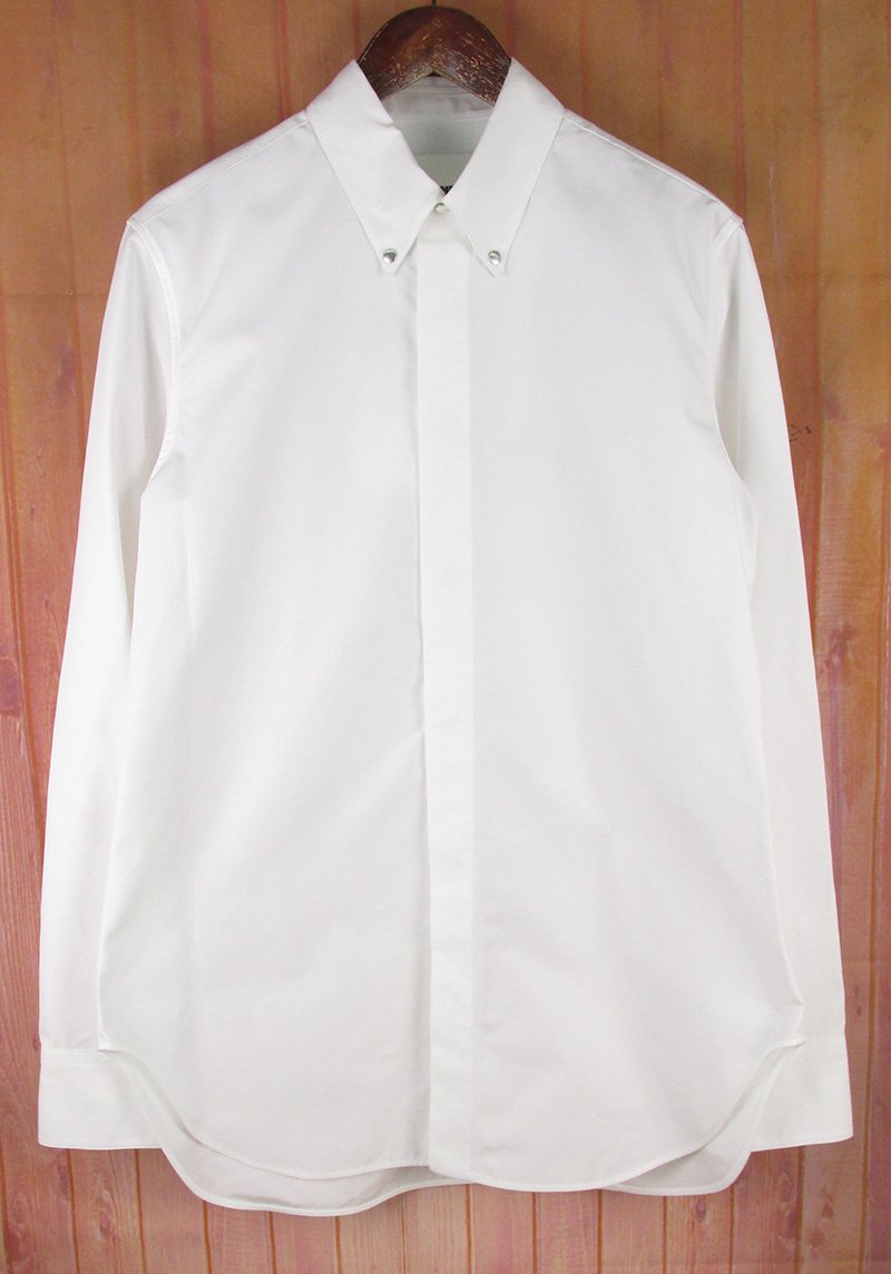 LAS7866 JIL SANDER ジルサンダー 22SS JSMU600226 シャツ ボタンダウン 38/15 ホワイト 未使用拍卖
