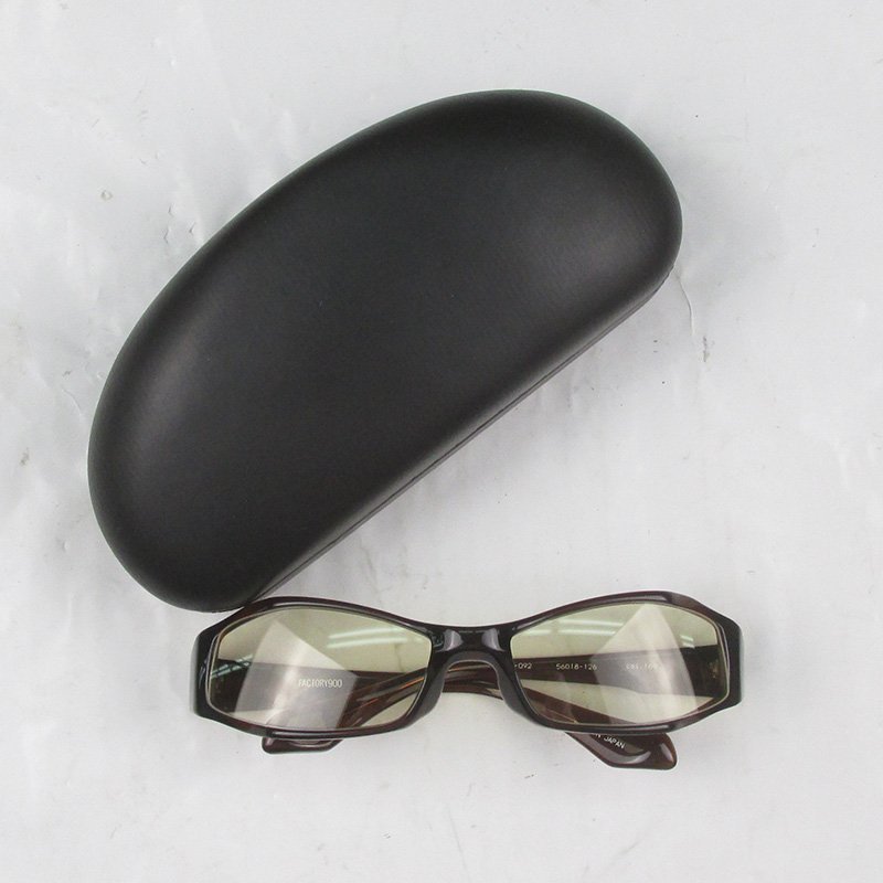 LYO15686 FACTORY900 ファクトリー900 FA-092 メガネ 眼鏡 56□18-126 ブラウン系 未使用拍卖