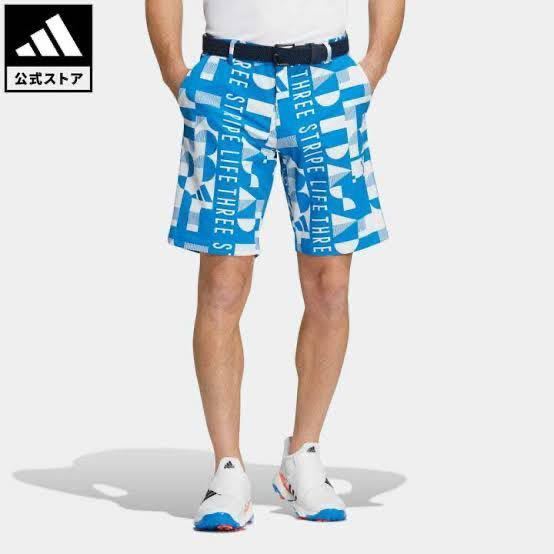 79 定価10500円 アディダス ゴルフ グラフィックプリント ショートパンツ 79cm 未使用 HA3287 w79cm拍卖