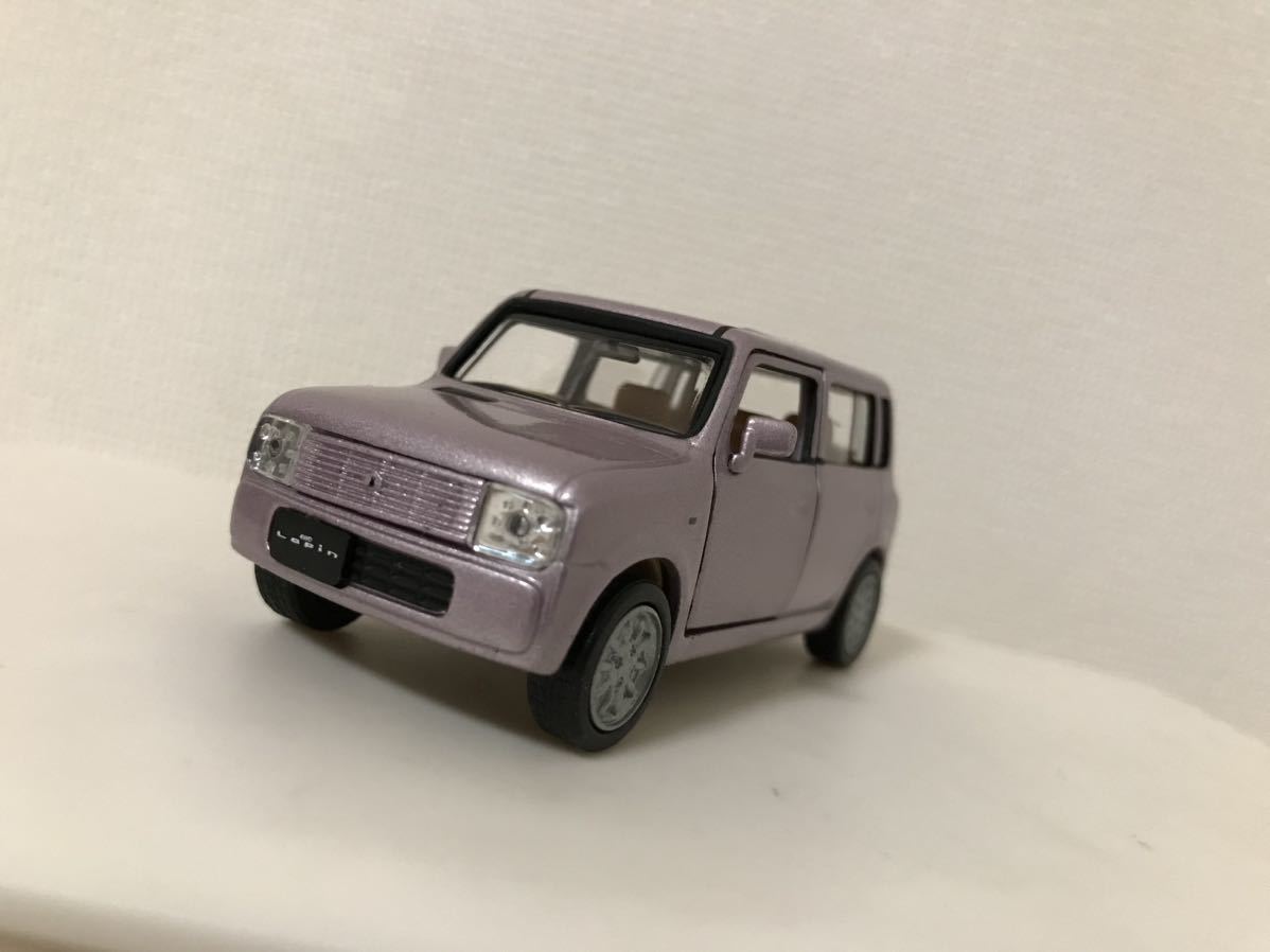 ディーラー特注 1/42 スズキ ラパン ラベンダーメタリック プルバックカー ミニカー カラーサンプル SUZUKI Lapin 約1/43拍卖