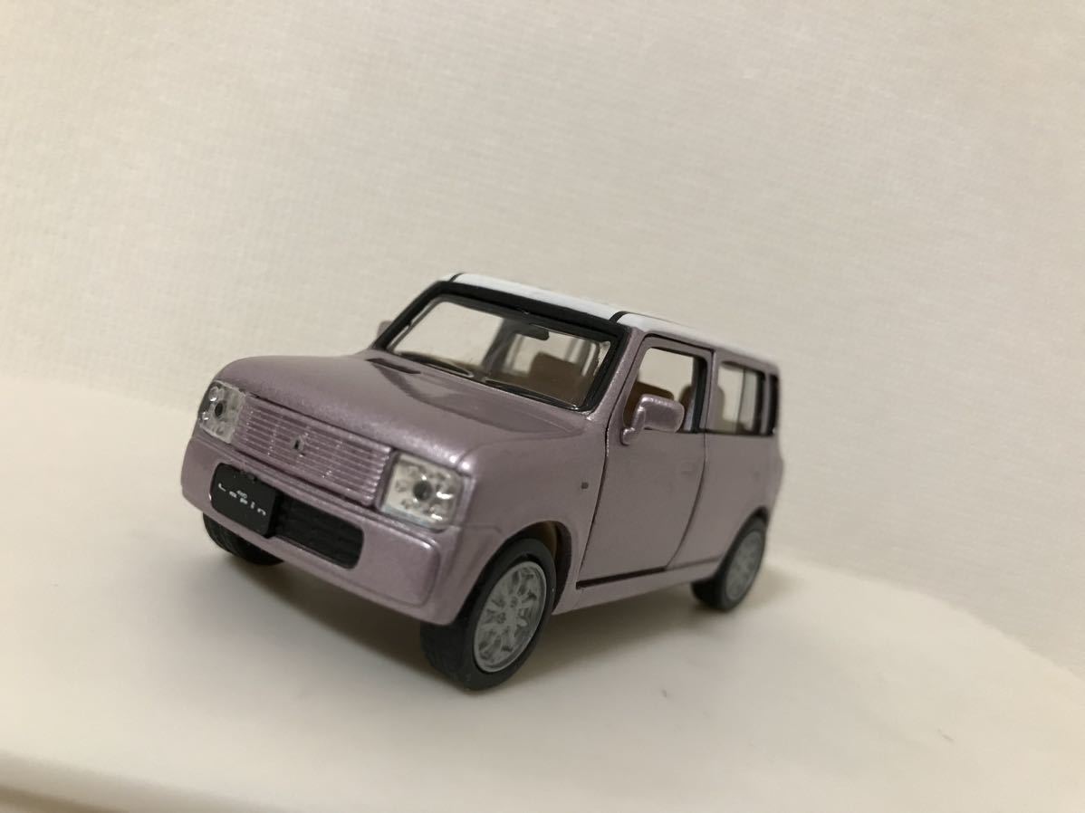 ディーラー特注 1/42 スズキ ラパン ラベンダーメタリック 2トーン プルバックカー ミニカー カラーサンプル SUZUKI Lapin 約1/43拍卖