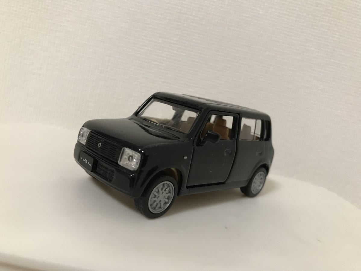 ディーラー特注 1/42 スズキ ラパン ブルーイッシュブラックパール プルバックカー ミニカー カラーサンプル SUZUKI Lapin 約1/43拍卖
