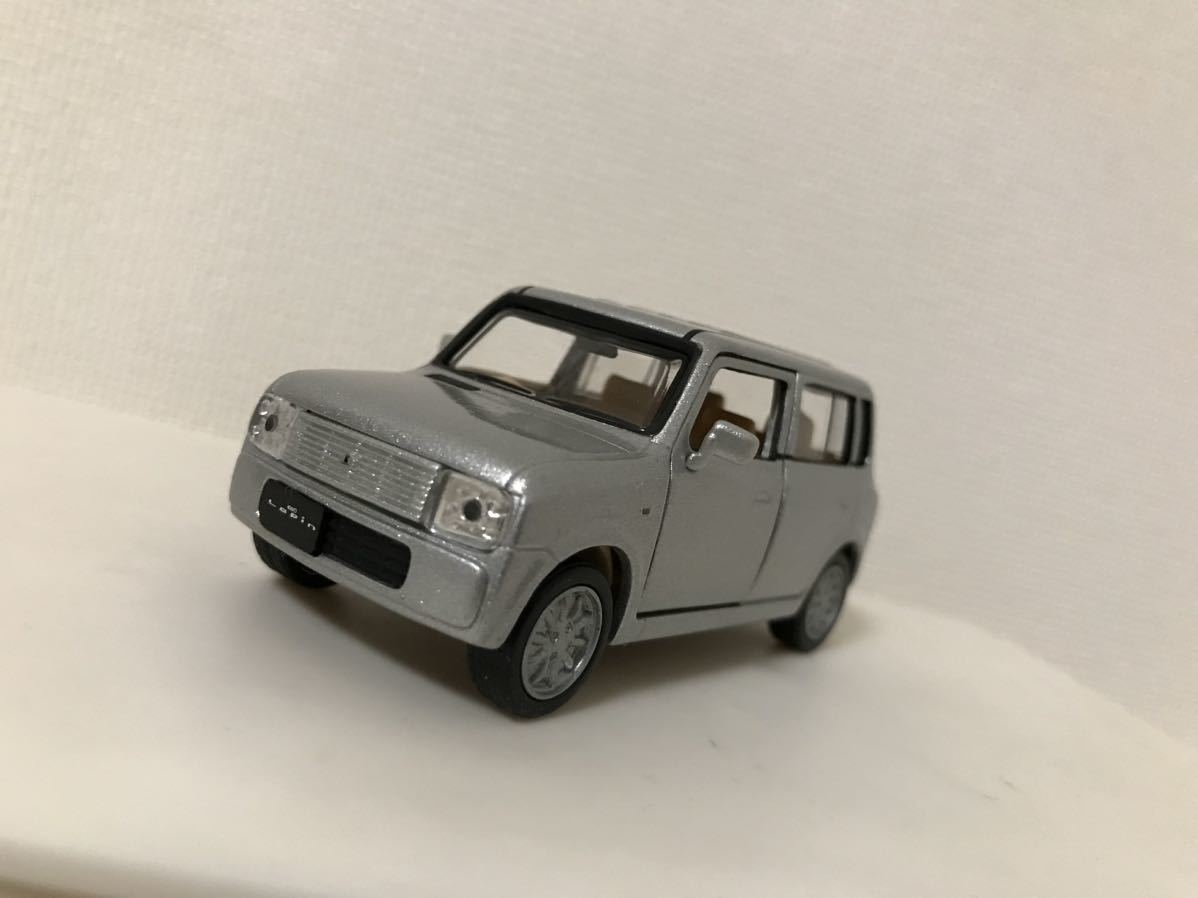 ディーラー特注 1/42 スズキ ラパン シルキーシルバーメタリック プルバックカー ミニカー カラーサンプル SUZUKI Lapin 約1/43拍卖
