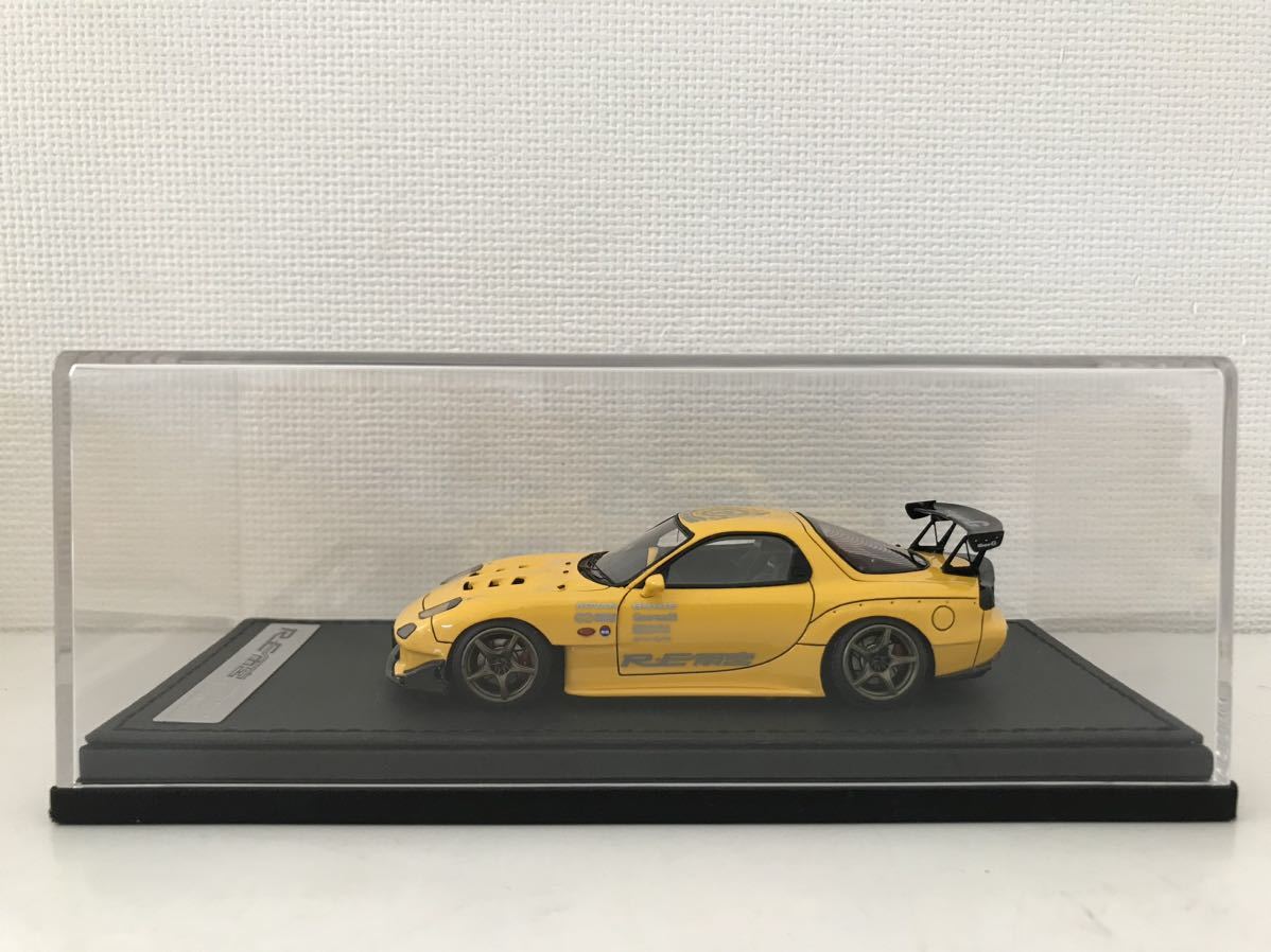 イグニッションモデル 1/43 マツダ RX-7 FD3S RE雨宮 イエロー IG1338 ignition model MAZDA AMEMIYA拍卖