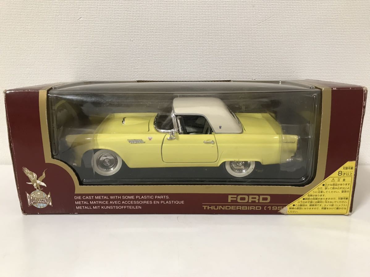 ロードレジェンド 1/18 フォード サンダーバード 1955 Ford THUNDER BIRD アメリカンマッスル 50s 60s Road Legends Hot Rod拍卖