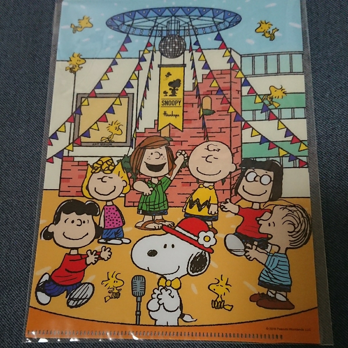 ★うめだスヌーピーフェスティバル2018★阪急百貨店限定★ノベルティ★ファイル★非売品拍卖