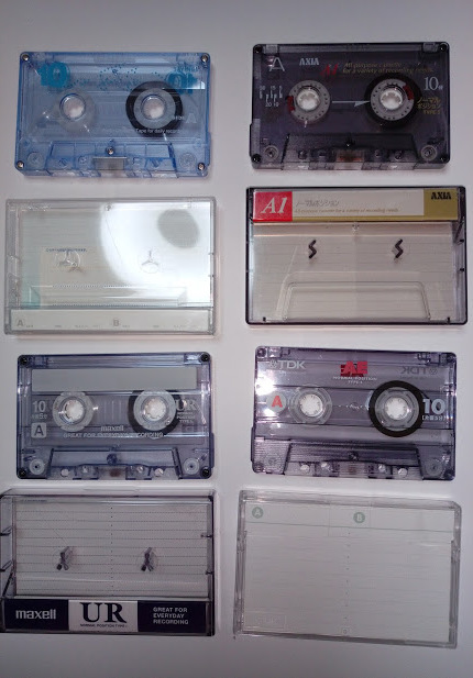 ♪激レア中古カセットテープ!カラオケやお稽古にお勧め!使用済み//maxell, TDK, AXIA, Savings/ 10分(片面5分)/1曲分用/41本拍卖