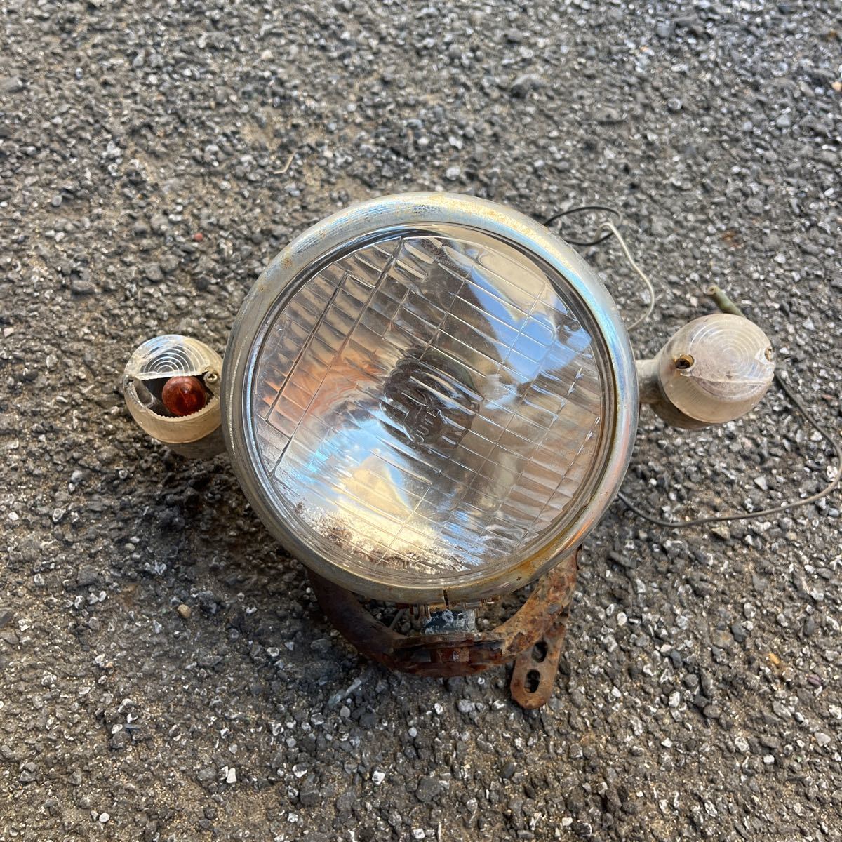 JPO-08 ヤマハTW200 2JL社外ライト ライトステーウィンカーセット拍卖