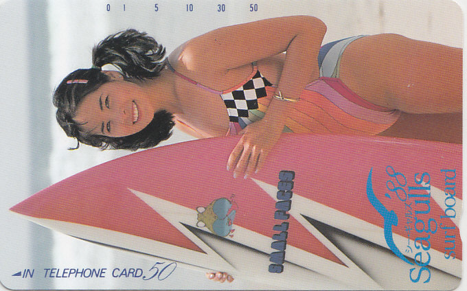 モデル名不詳 '88 Sea gulls/水着【テレカ】 G.5.29 ★送料最安60円~拍卖