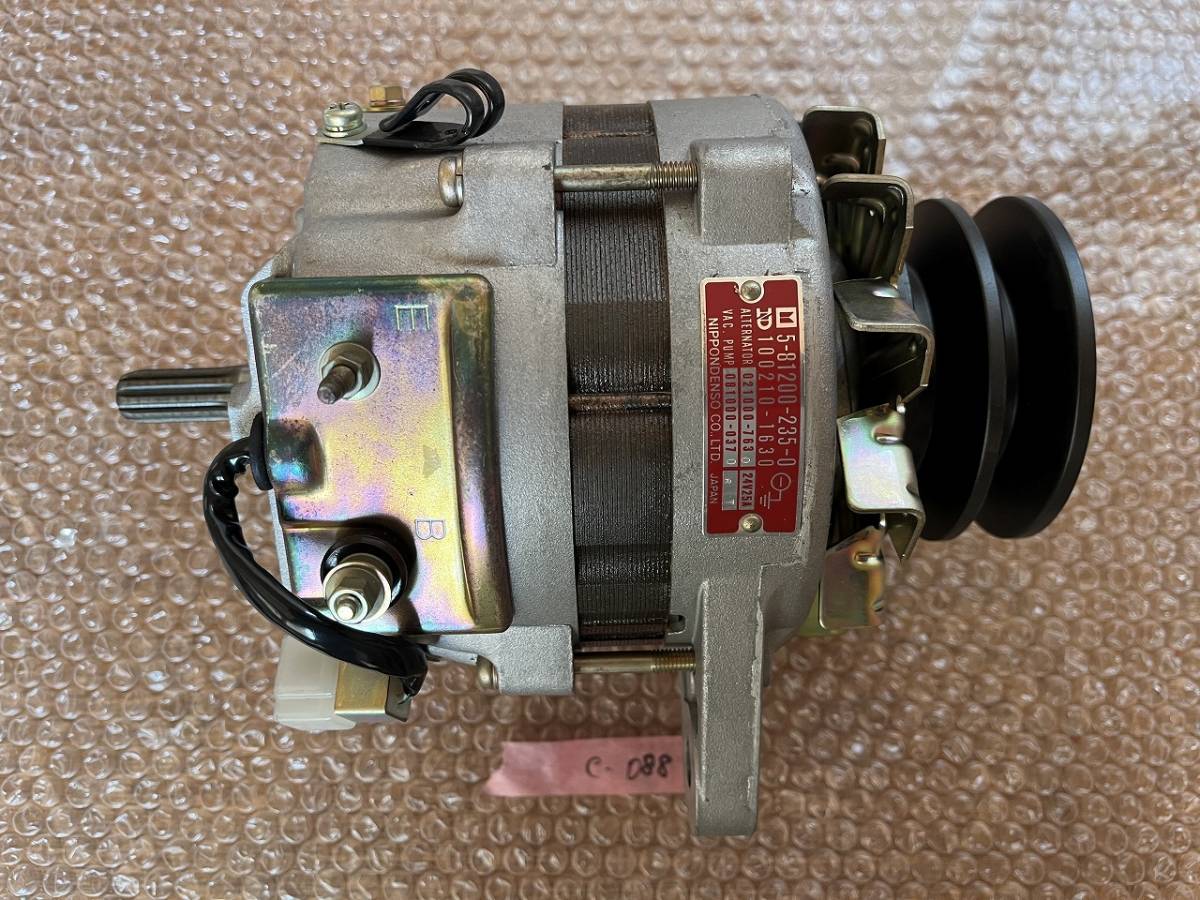 いすゞ オルタネーター デンソー ND 100210-1630 5-81200-235-0 021000-7630 24V 25A 保管品 管理№C-088拍卖