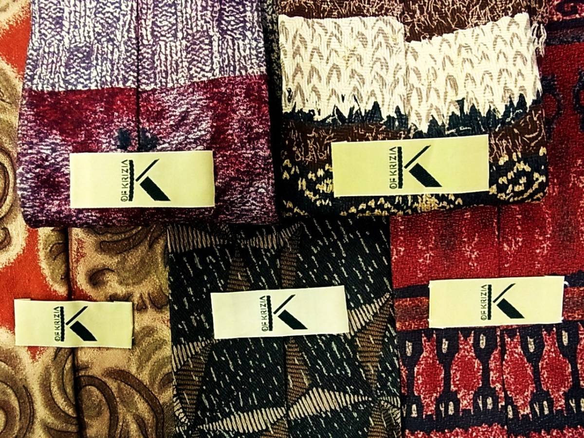 ■即決セール■J1132■ 5本セット全て クリッツィア【KRIZIA】ネクタイ拍卖