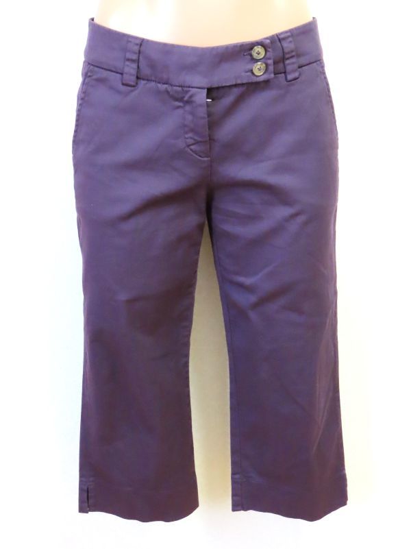 ☆HIGH SOMFORT ハイコンフォート クロップドパンツ 38 イタリア製拍卖