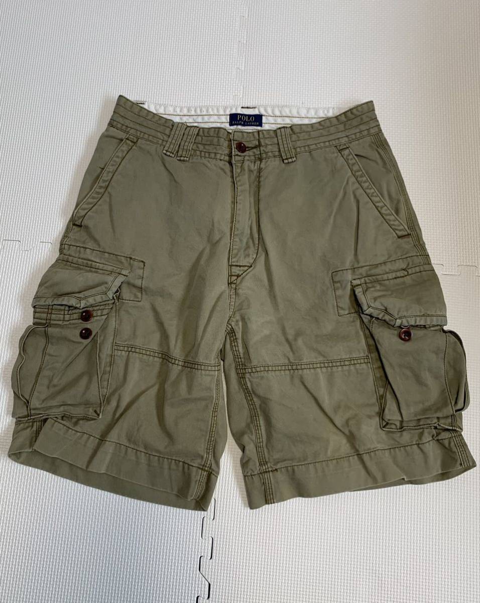 ★Polo by Ralph Lauren ラルフローレン カーゴ ハーフパンツ拍卖