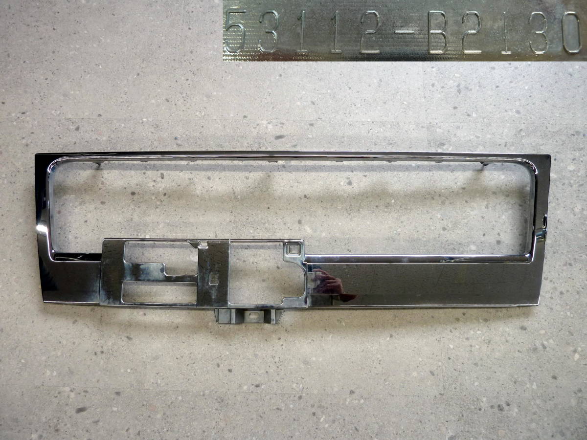 ●●2309-IC24L 破損無! L375S L385S タントカスタム 前期 純正 メッキ フロントバンパーグリル ロアグリル 53112-B2130拍卖