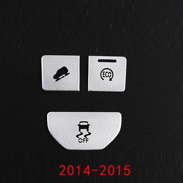 3枚 B ステッカー,車のエアコン用のシルバーステッカー,2014-15 ランドローバーレンジローバーevoque イヴォーグ拍卖
