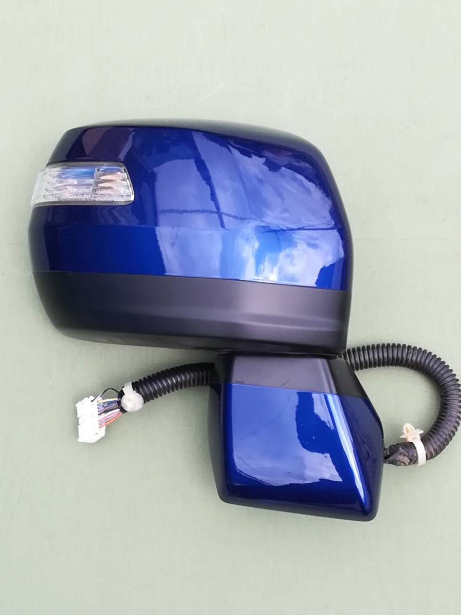 ステップワゴンRK系ドアミラー右10P・ブルー(B553P)動作確認済み・美品!⑥拍卖