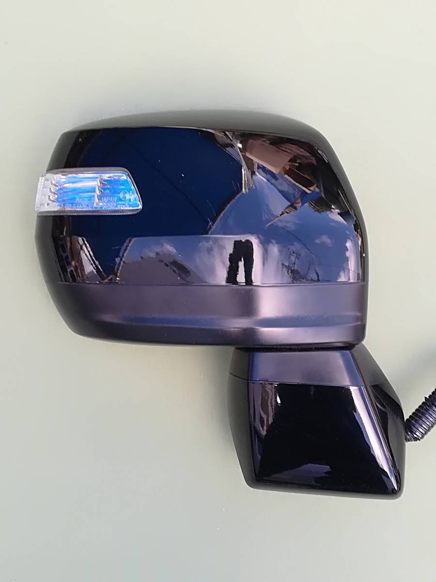 ステップワゴンRK系ドアミラー左,9、P黒(NH731P)(動作確認済み)美品!⑬拍卖