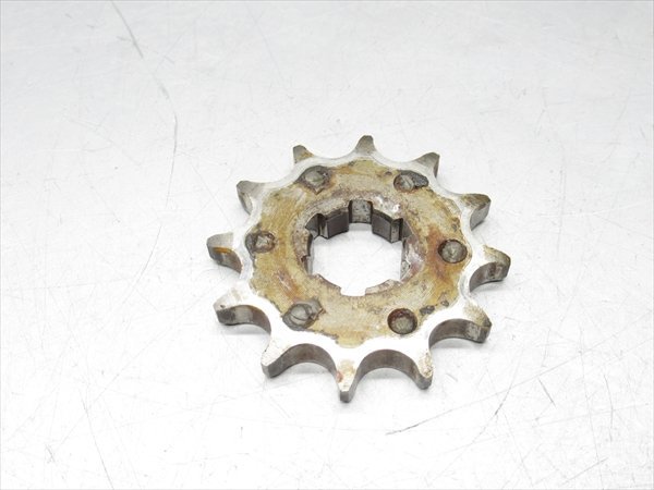 E2R5-0913 ホンダ RZ50 フロントスプロケット ドライブスプロケット 12丁 【RA02J-001~ 2000年モデル 動画有】拍卖