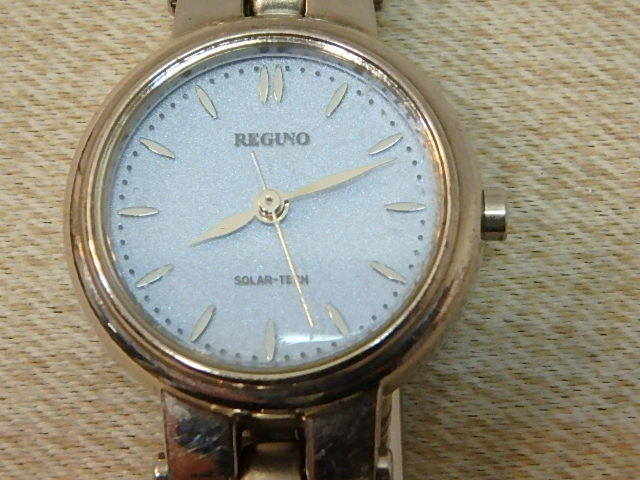 n103u レグノ ソーラーテック REGUNO SOLAR-TECH E031-K005311 レディース 腕時計拍卖